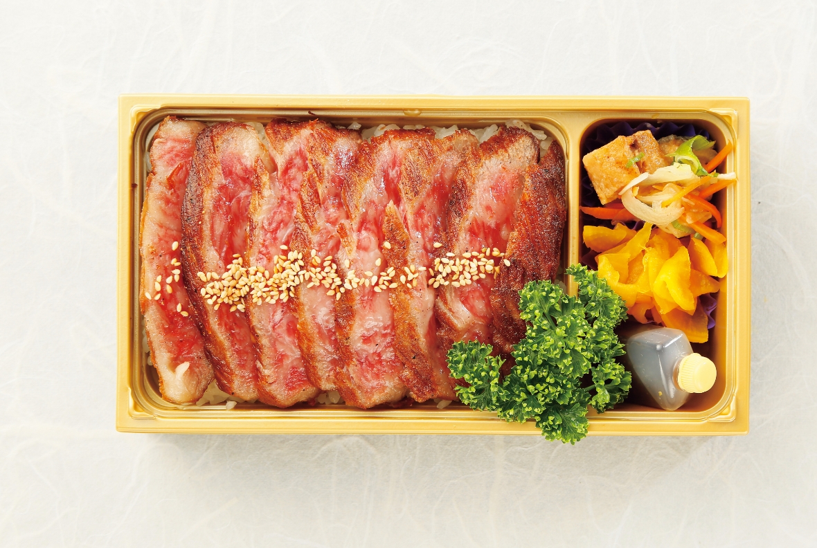 黒毛和牛ロースステーキ重