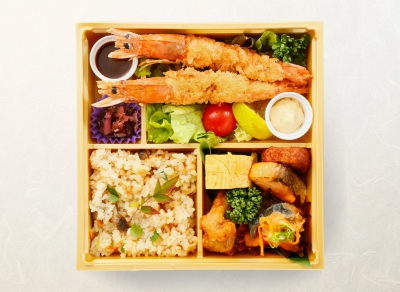 天使のエビフライ弁当